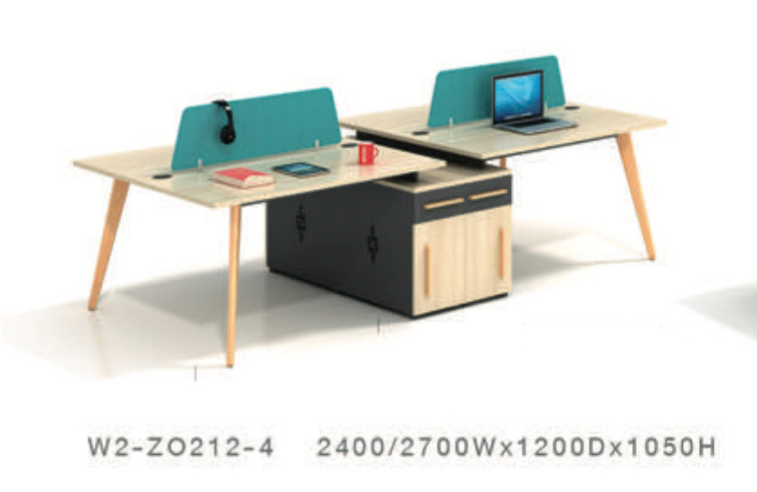 โต๊ะสำนักงาน W2-ZO212ฺ-4 (4 ที่นั่ง)