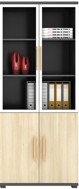 ตู้เอกสารด้านบนประตูกระจก รุ่น C2-G05